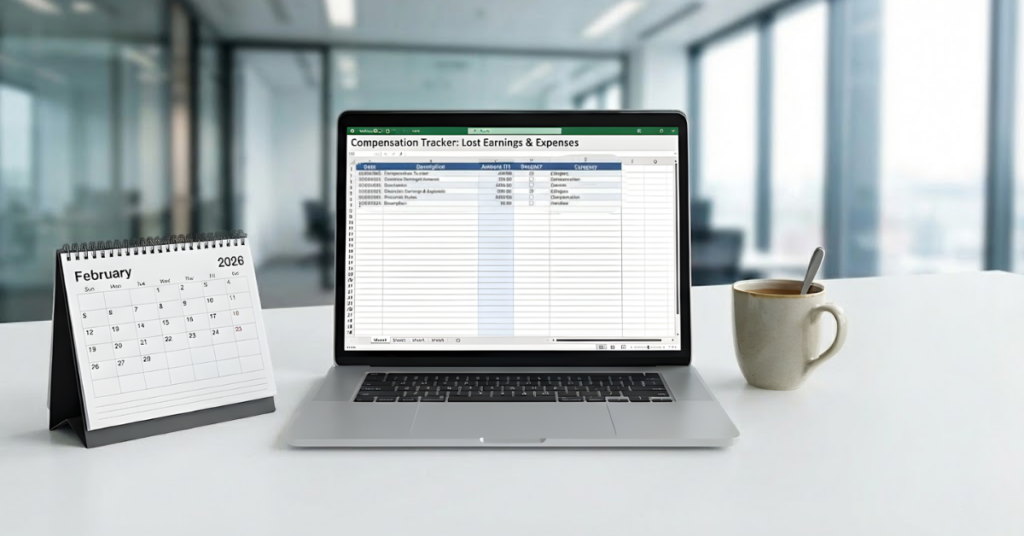 Injury Claim Financial Evidence: How to Keep Records for Compensation