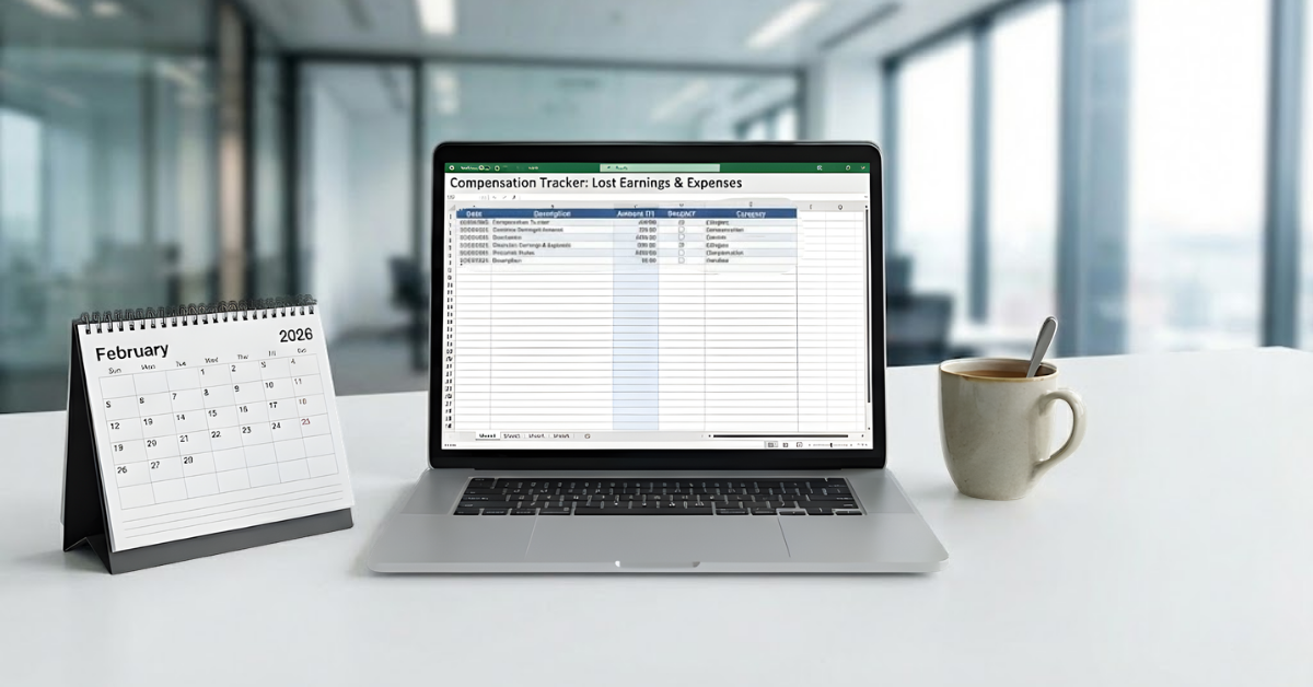 Injury Claim Financial Evidence