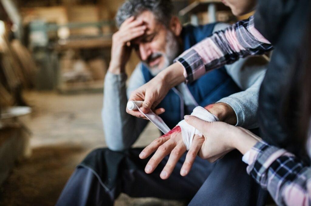 Personal injury types for compensation